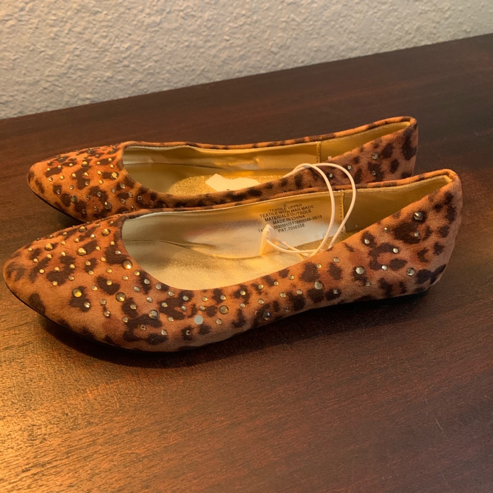Stevies Leopard Print Flats.